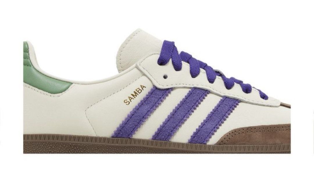 Adidas Samba OG 'Off White Purple Green'
