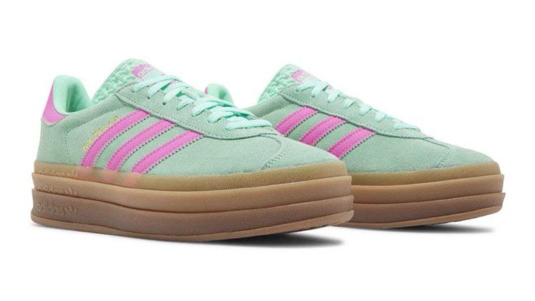 Adidas Gazelle Bold 'Pulse Mint Screaming Pink'