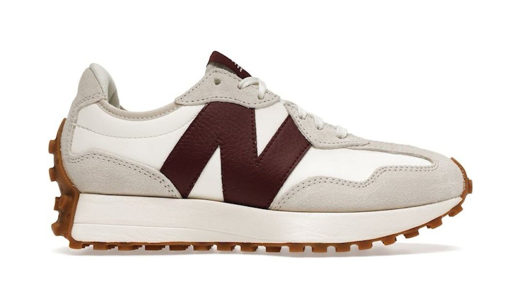New Balance 327 'White Dark Red'