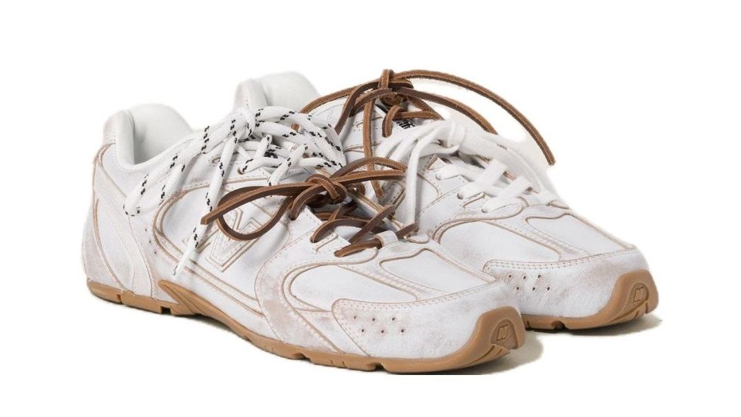 New Balance × miu miu 'White Gum'