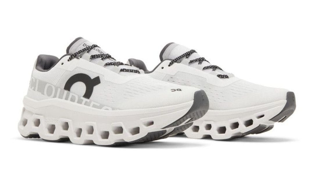 On Cloudmonster 'White Black'