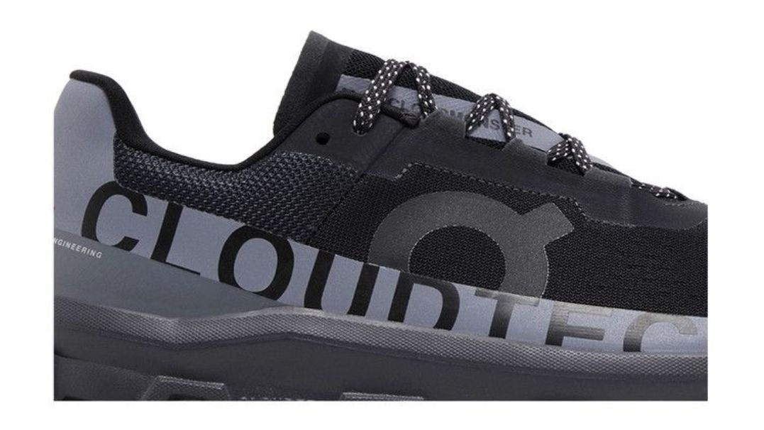 On Cloudmonster 'Black'