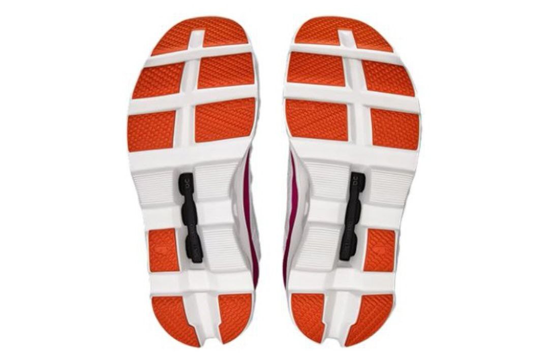 On Cloudmonster 'White Red'