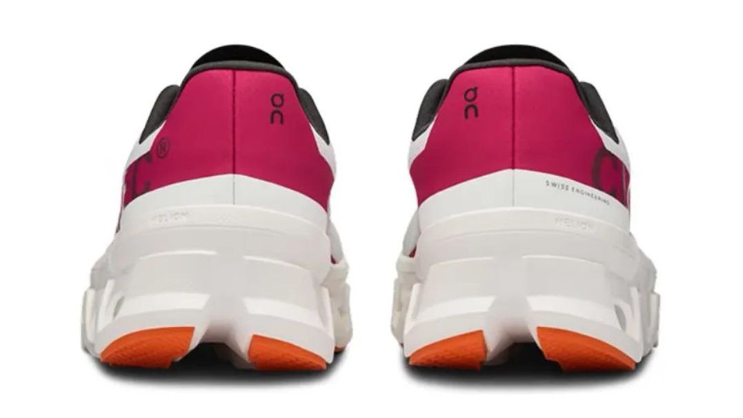 On Cloudmonster 'White Red'