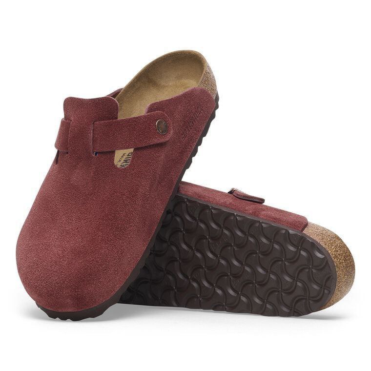 BirkenStock Boston Suede Leather - Zinfandel