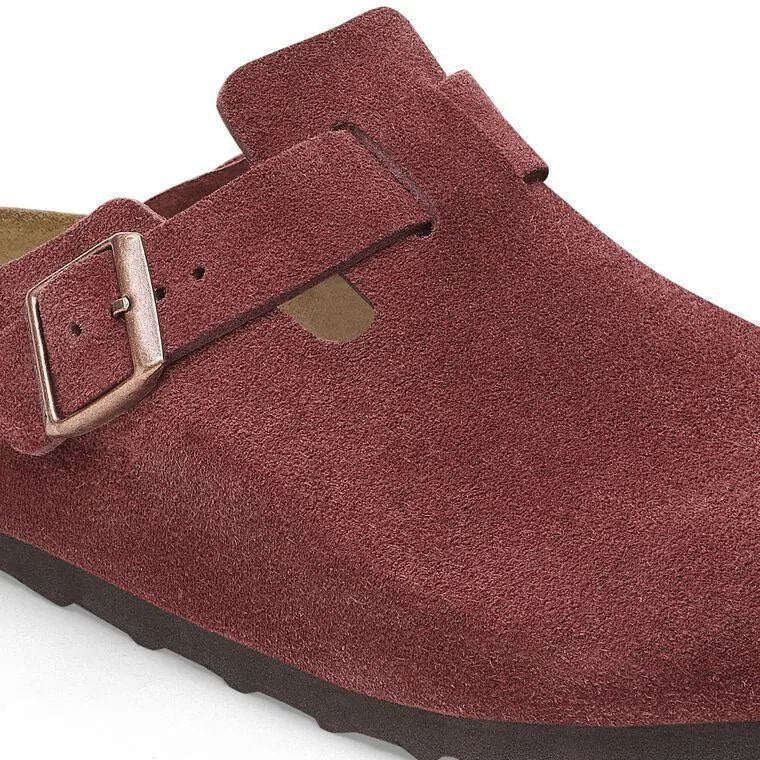 BirkenStock Boston Suede Leather - Zinfandel