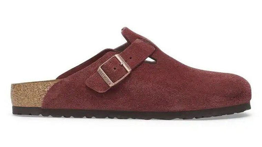 BirkenStock Boston Suede Leather - Zinfandel