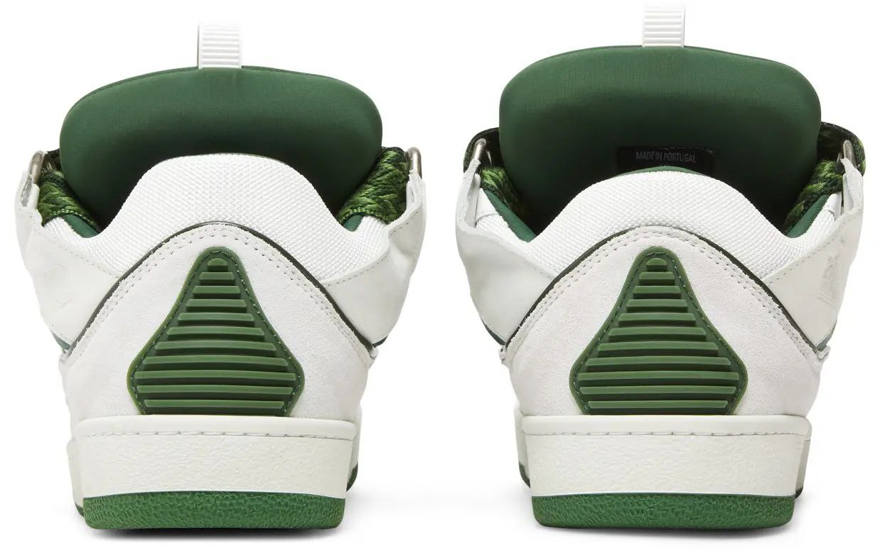 Lanvin Curb Sneakers 'White Khaki'