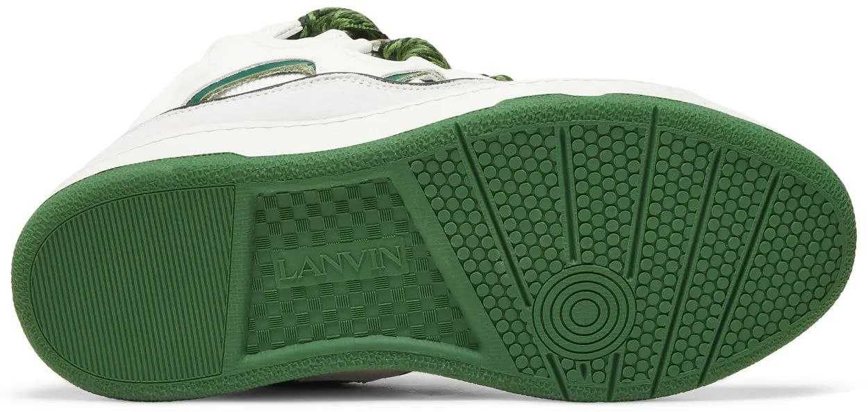Lanvin Curb Sneakers 'White Khaki'