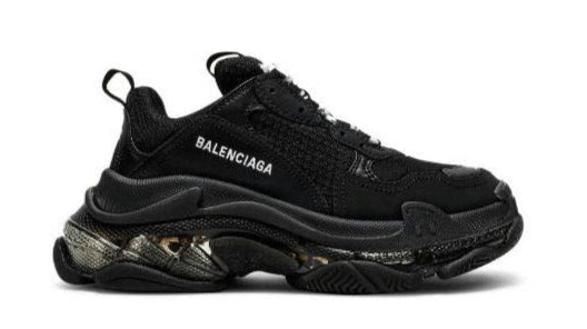 Balenciaga triple s 'Clear Sole Black'
