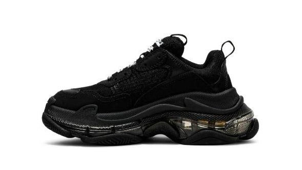 Balenciaga triple s 'Clear Sole Black'