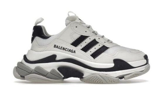 Balenciaga triple s x Adidas 'White Black'