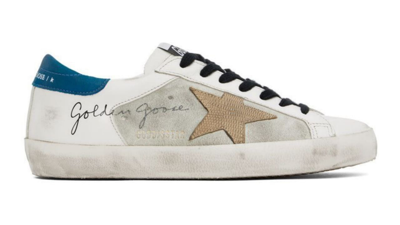 Golden Goose 'Gray & White Super-Star'