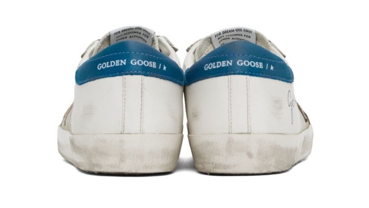 Golden Goose 'Gray & White Super-Star'