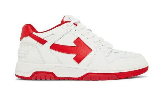 OFF WHITE Out Of Office Low Top Sneaker 'White Red'