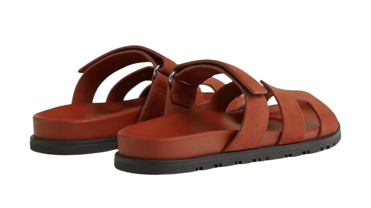 Hermès Chypre sandal 'marron muscavado'