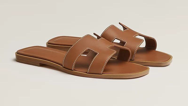 Hermès Oran sandal 'Brown'
