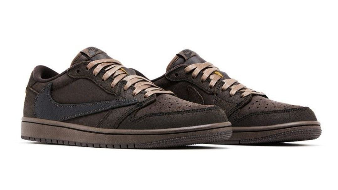 Air Jordan 1 Low × Travis Scott 'Velvet Brown'