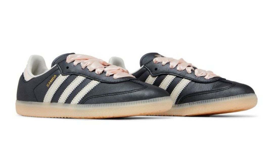 Adidas Samba 'Black Wonder Quartz Ribbon Laces'