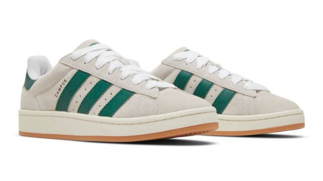 Adidas Campus 00s 'Crystal White Dark Green'