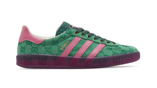 Adidas Gazelle × Gucci 'Green GG Monogram'