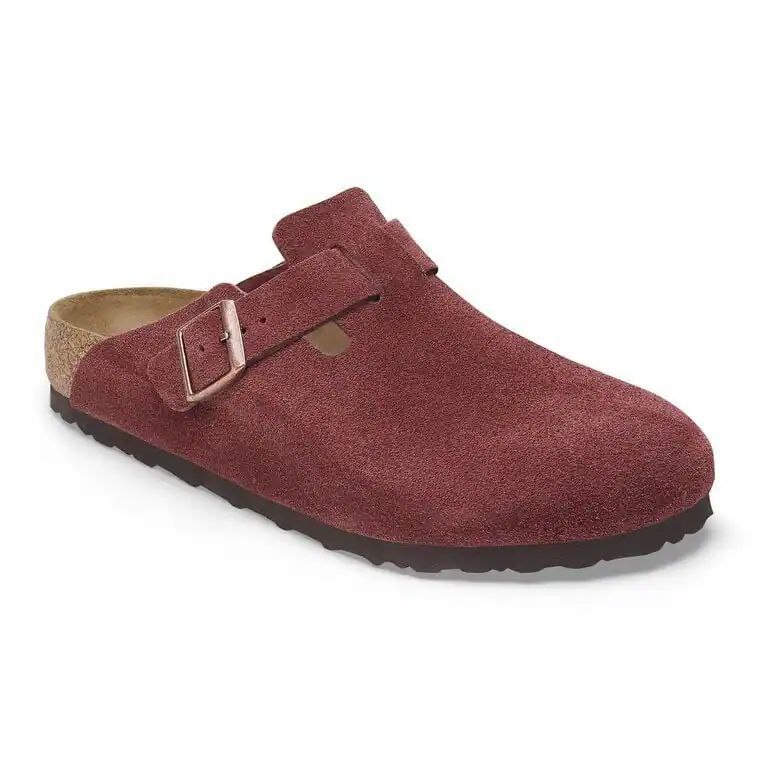 BirkenStock Boston Suede Leather - Zinfandel