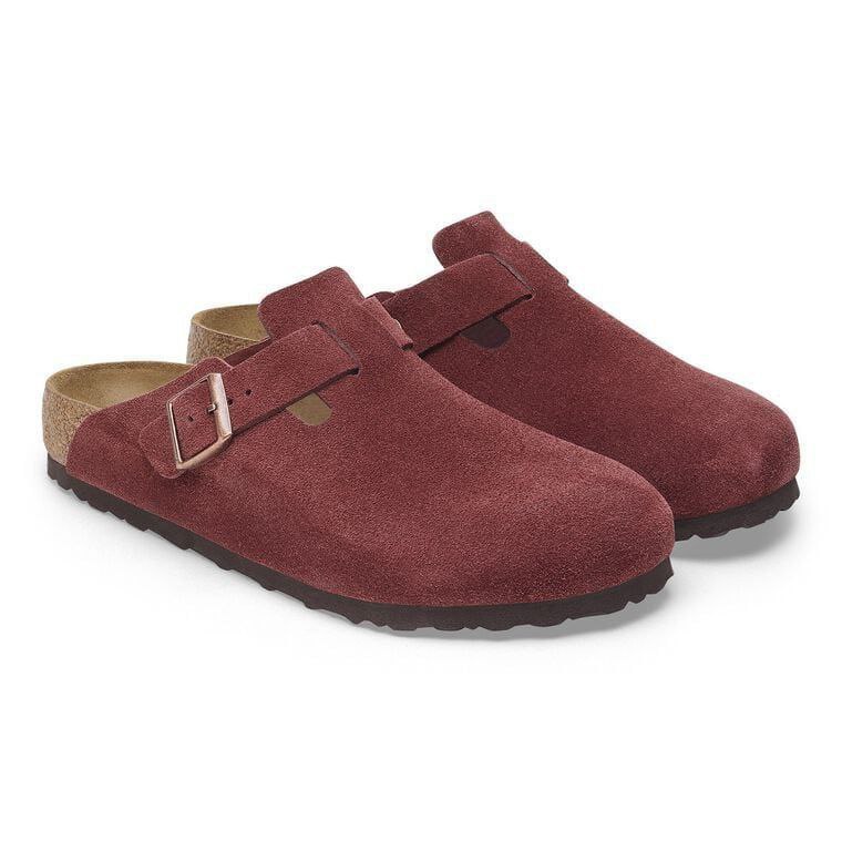 BirkenStock Boston Suede Leather - Zinfandel