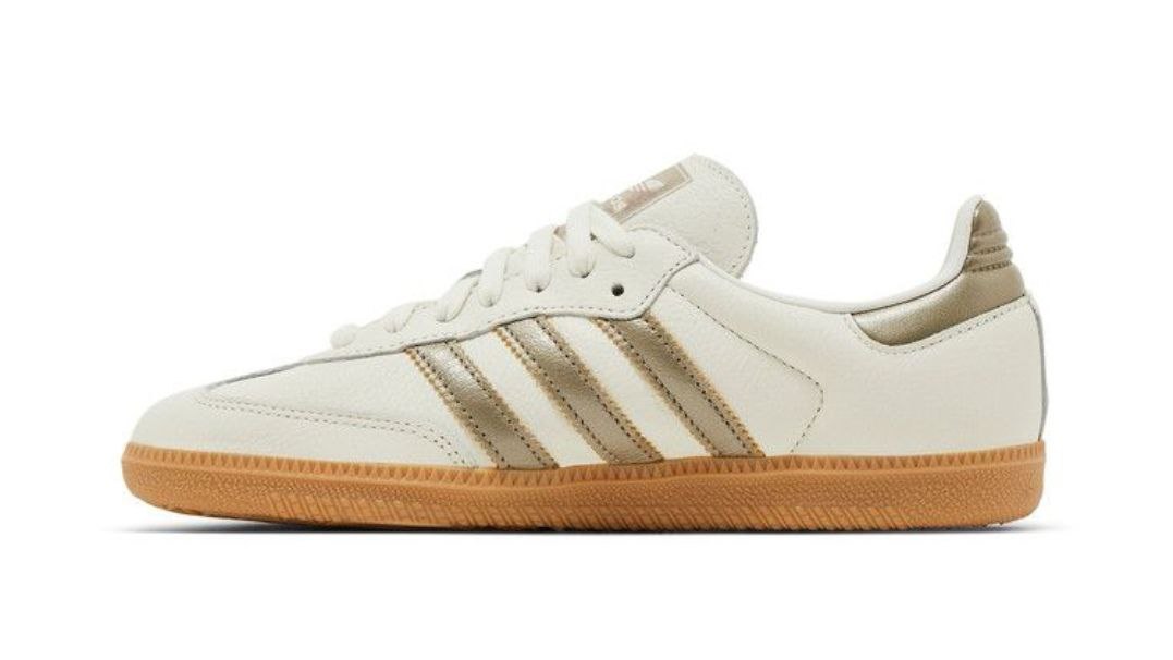 Adidas Samba OG 'Off White Wonder Gold Metallic'