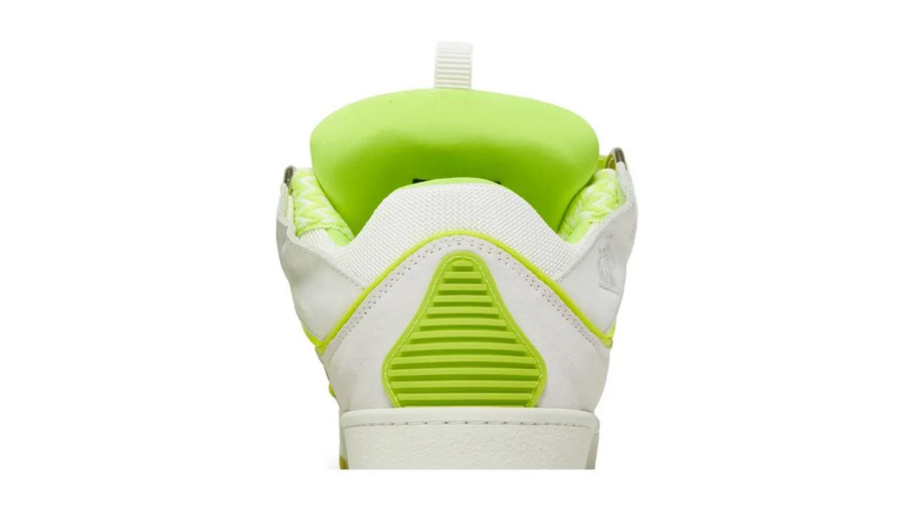 Lanvin Curb Sneakers 'White Fluo Yellow'