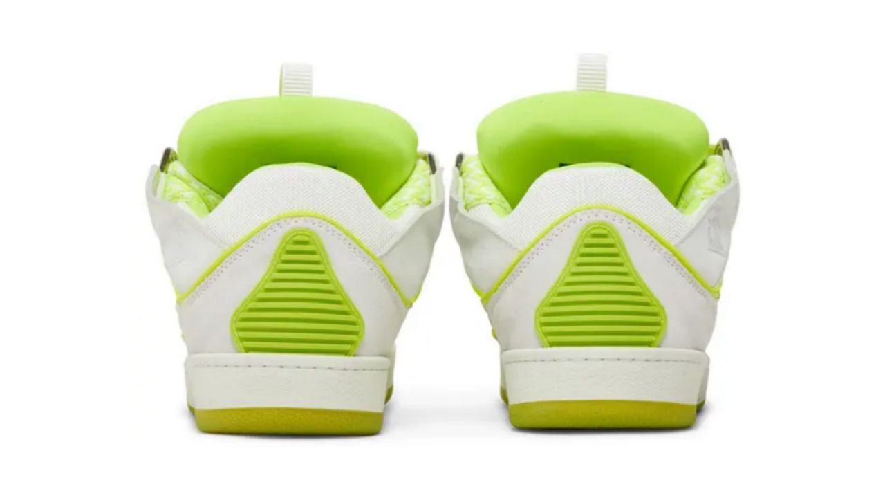 Lanvin Curb Sneakers 'White Fluo Yellow'