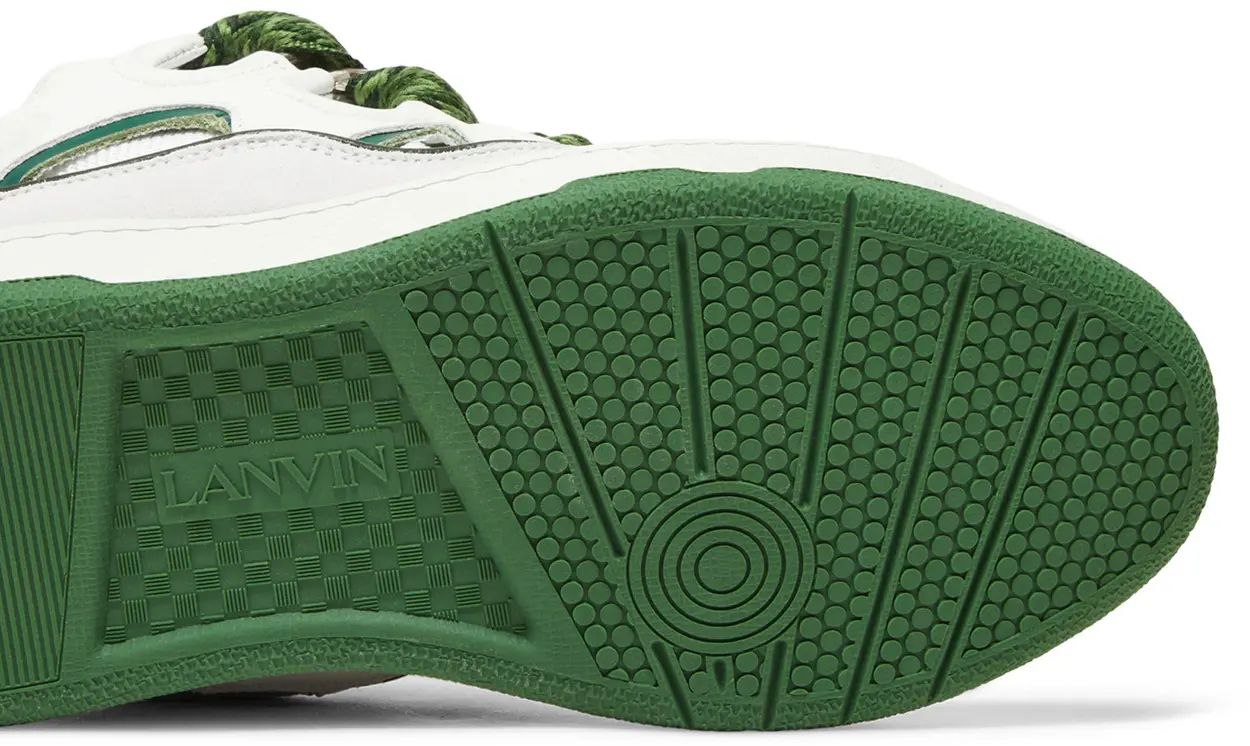 Lanvin Curb Sneakers 'White Khaki'