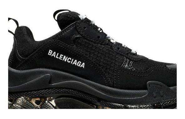 Balenciaga triple s 'Clear Sole Black'
