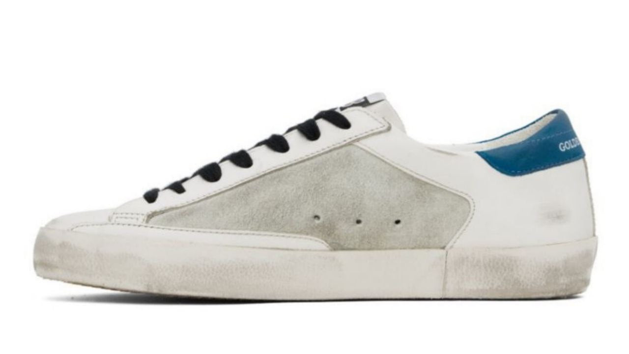 Golden Goose&nbsp;'Gray &amp; White Super-Star'