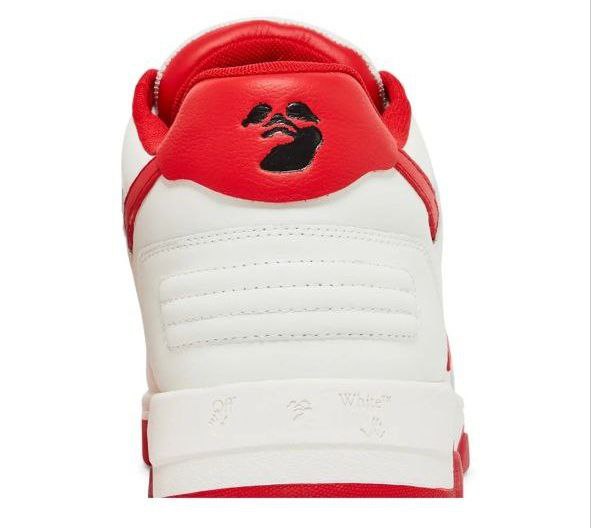 OFF WHITE Out Of Office Low Top Sneaker 'White Red'