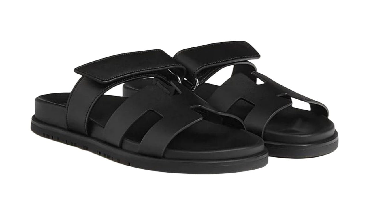 Hermès Chypre sandal 'Noir'