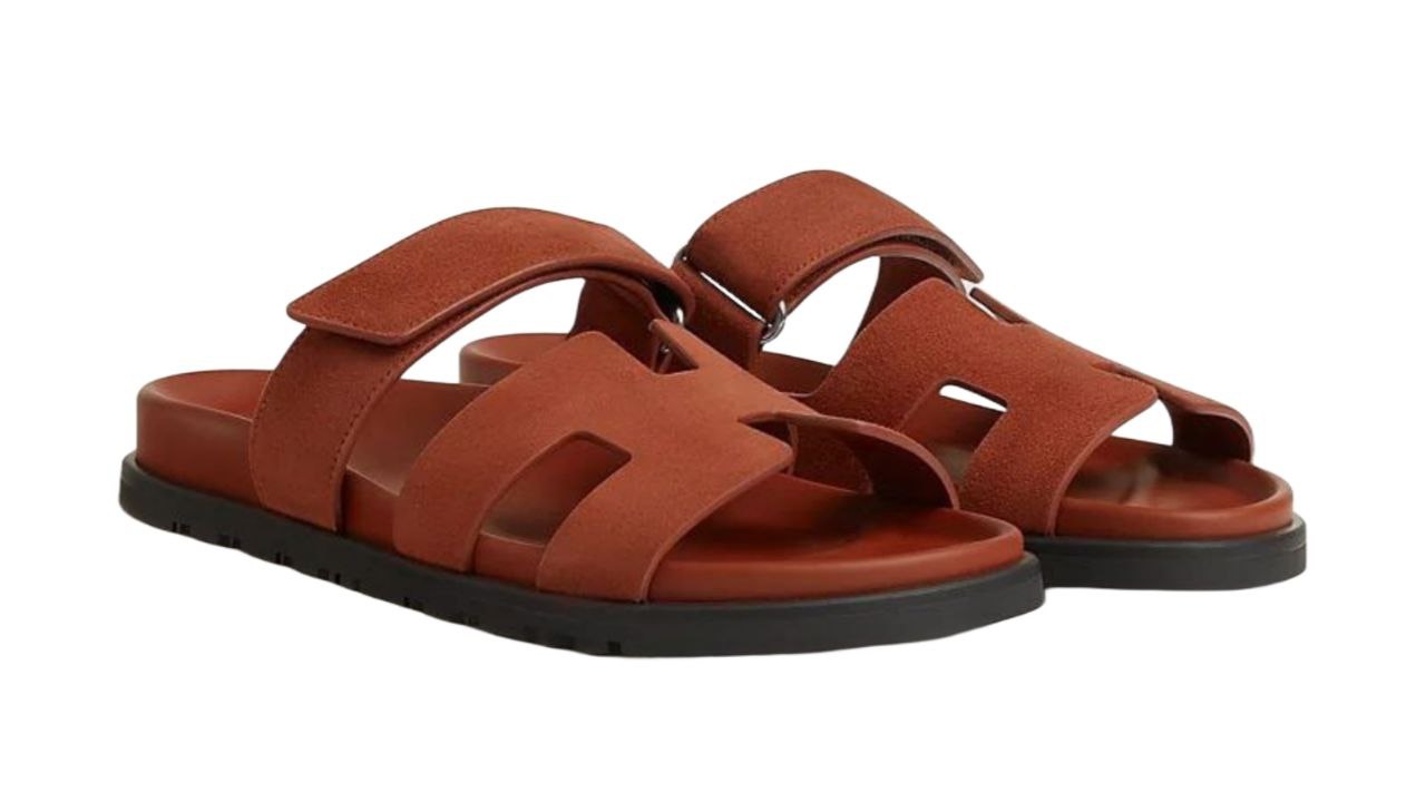 Hermès Chypre sandal 'marron muscavado'