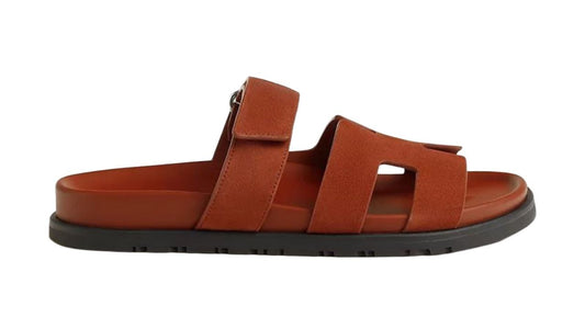 Hermès Chypre sandal 'marron muscavado'