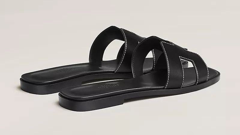 Hermès Oran sandal 'Noir'