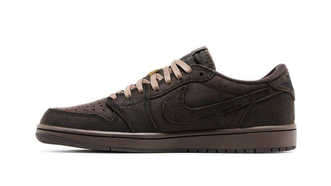 Air Jordan 1 Low × Travis Scott 'Velvet Brown'