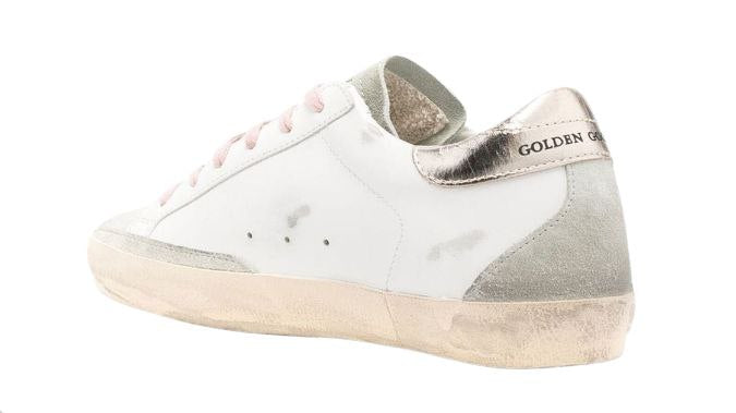 Golden Goose Super-star White Silver Ice Blue