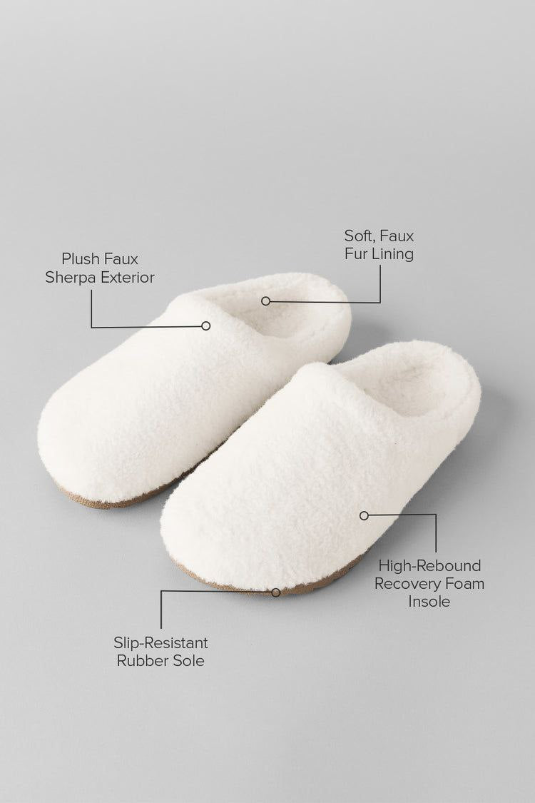 Alo Recovery Slipper 'White'