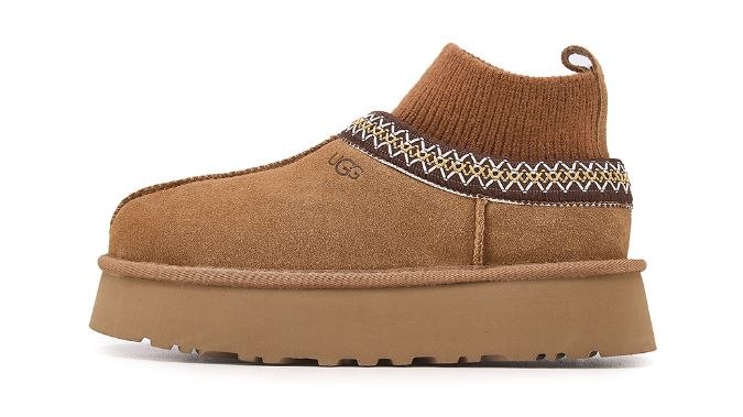 UGG Tazz Knit Slipper 'Chestnut'