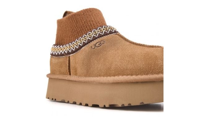 UGG Tazz Knit Slipper 'Chestnut'