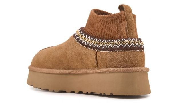 UGG Tazz Knit Slipper 'Chestnut'