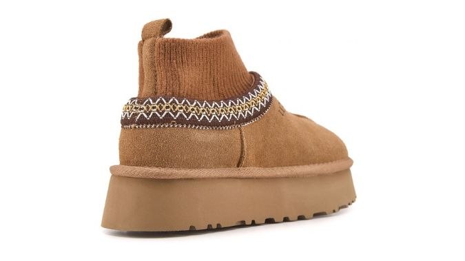UGG Tazz Knit Slipper 'Chestnut'