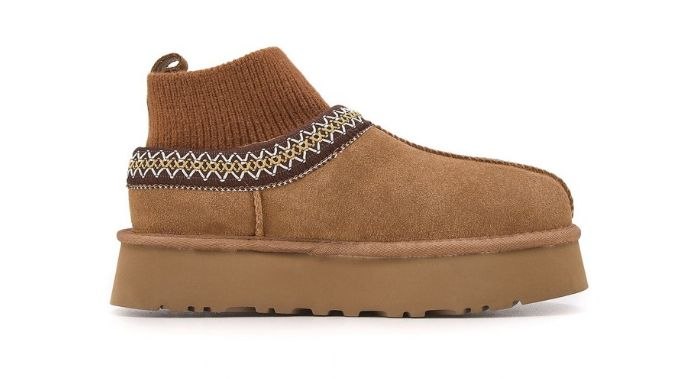 UGG Tazz Knit Slipper 'Chestnut'