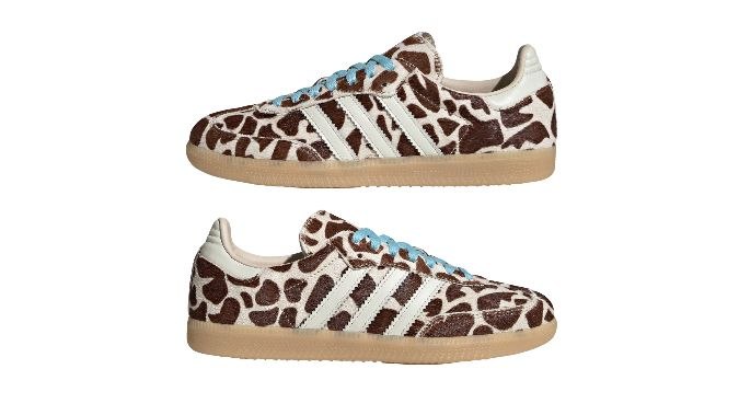 Adidas Samba OG 'Giraffe Print Crystal Linen'